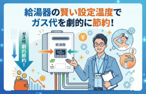 給湯器の温度設定は何度が正解？ガス代が劇的に変わる「賢い設定温度」を専門家が解説